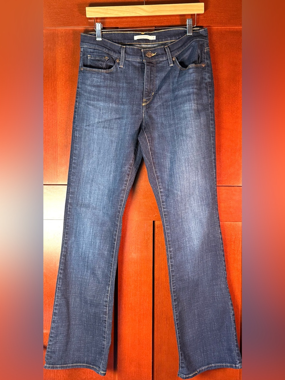 Levi’s Classic Bootcut Jeans Size 8 Dark Wash Stretch Denim